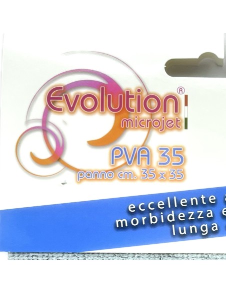 Evolution Microjet Pva35 - Panno Microfibra In Pva - 35x35cm - Grigio
